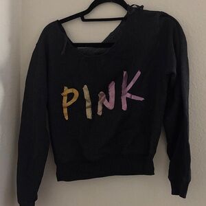 Victoria's Secret Black Off-the-Shoulder Sweater